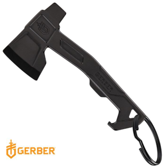 Gerber Hatchet Keychain Tool Black キーホルダーツール 栓抜き マイナスドライバー ブラック G1074042