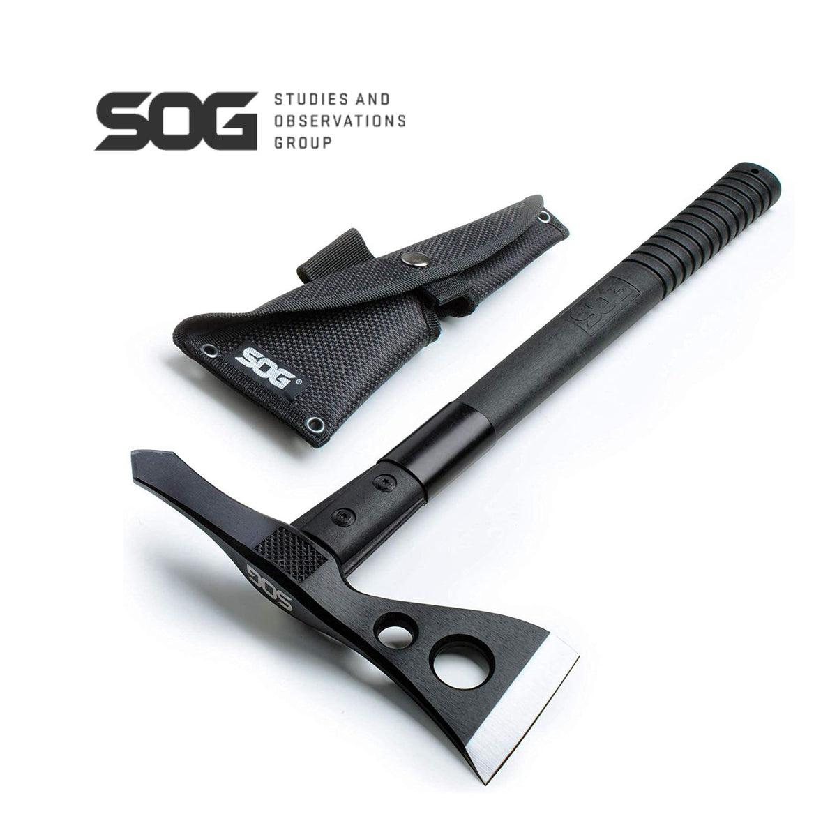 SOG（ソグ） Tactical Tomahawk アウトドアアックス 420ステンレス ナイロンシース付 F01TN-CP