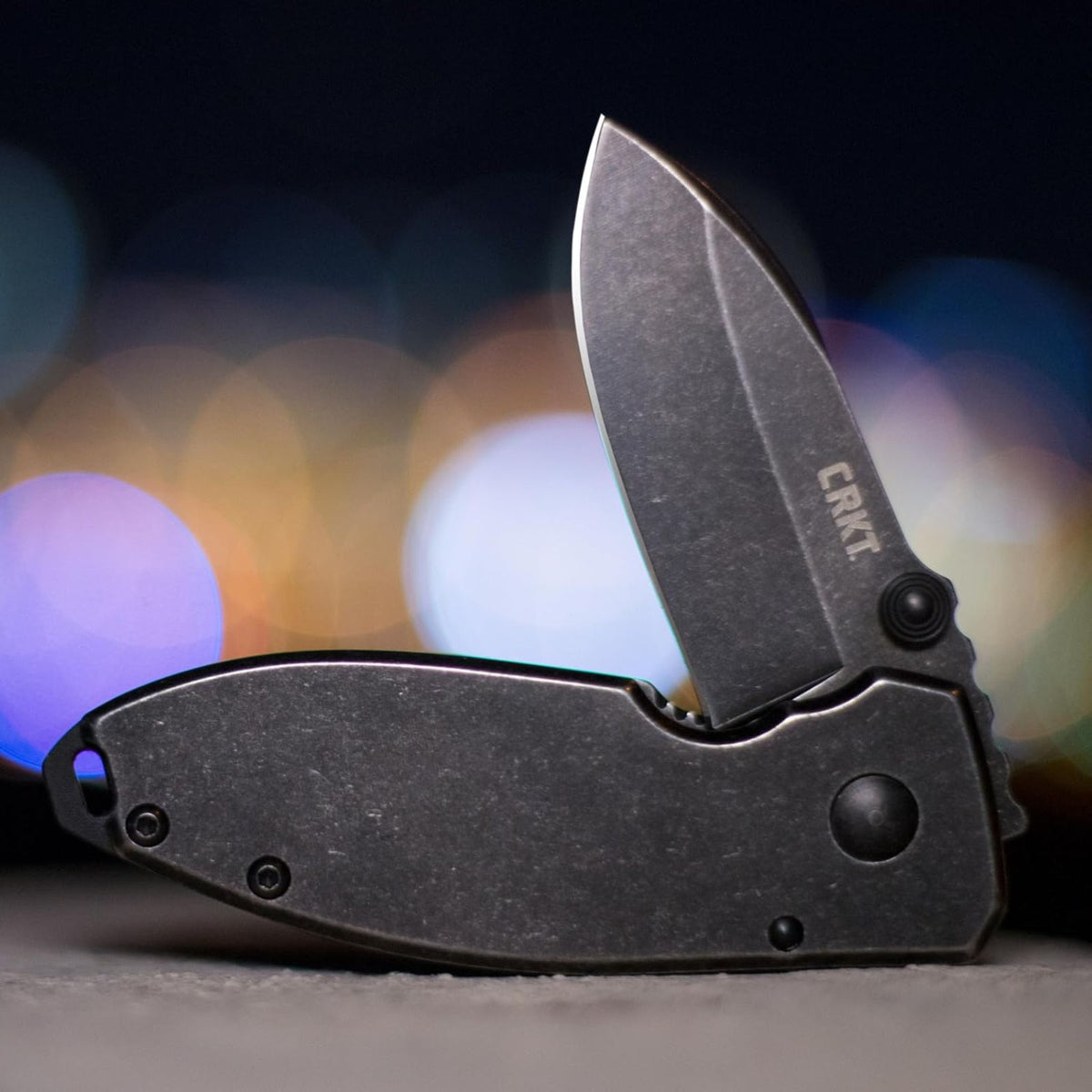 CRKT スクイッド ブラック 折りたたみナイフ 2490KS
