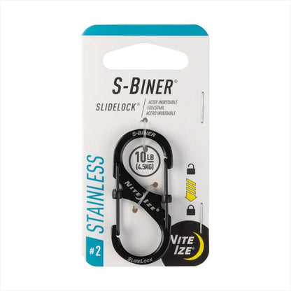 NITE IZE S-Biner SlideLock #2 スライドロック カラビナ ブラック