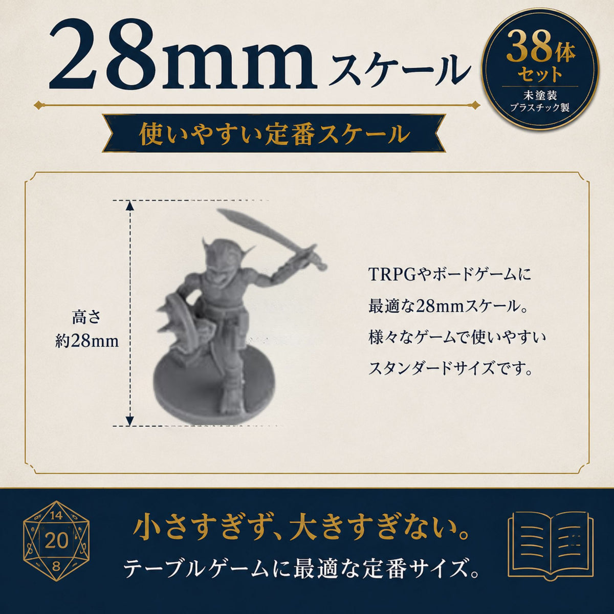 Path Gaming TRPG ミニチュア 38体セット 未塗装 28mmスケール 対戦型チーム パス38