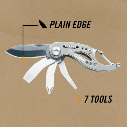 Gerber Curve Mini Tool Gray ミニマルチツール カラビナ付き グレー G0206