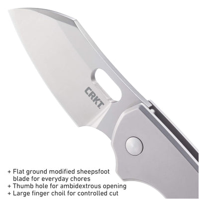 CRKT Pilar ピラール グレー 折りたたみナイフ フレームロック 5311