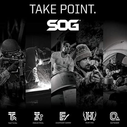 SOG（ソグ） Tactical Tomahawk アウトドアアックス 420ステンレス ナイロンシース付 F01TN-CP