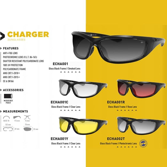 BOBSTER Charger サングラス スモークレンズ 防曇・UVカット BOB03900