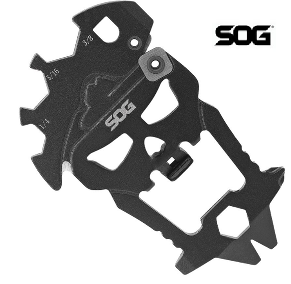 SOG MacV Tool 12機能 キーチェーンマルチツール ブラック SM1001-CP