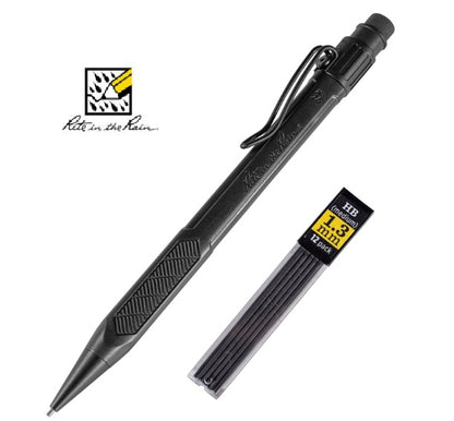 Rite in the Rain ワークレディ メカニカルペンシル 1.3mm HB 替芯12本付き ブラック BK15