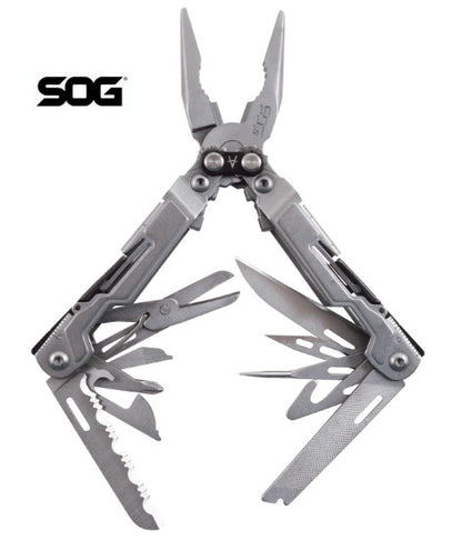 SOG（ソグ） PowerPint コンパクトマルチツール 18機能 サテン仕上げ PP1001-CP