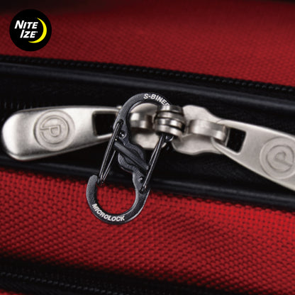 NITE IZE S-Biner MicroLock Steel マイクロロック カラビナ ブラック 2個入り