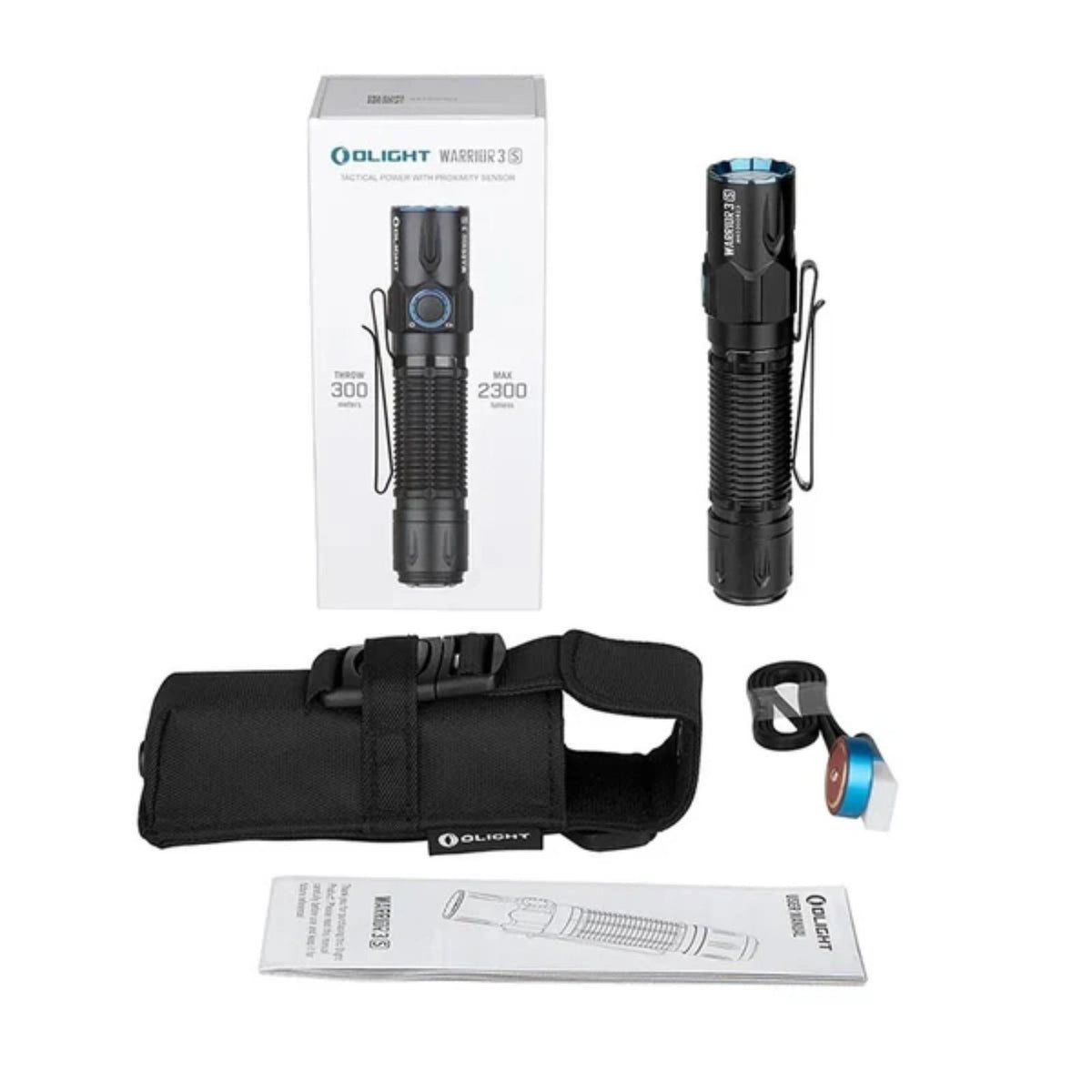 Olight Warrior 3S 充電式LEDライト｜最大2,300lm・300m照射