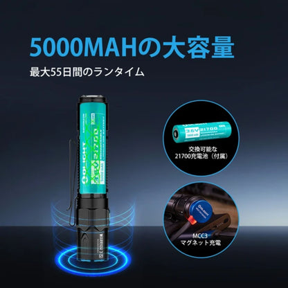 Olight Warrior 3S 充電式LEDライト｜最大2,300lm・300m照射