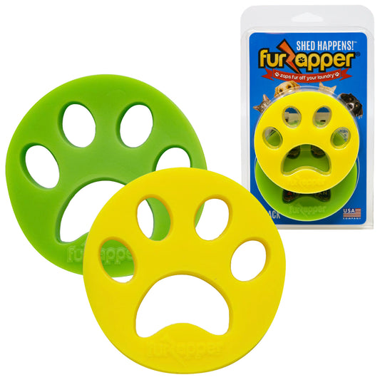 FurZapper(ファーザッパー) 2個入り×1セット 犬猫の毛取り 洗濯乾燥機用 シリコン製 ペット毛除去ツール アメリカ製